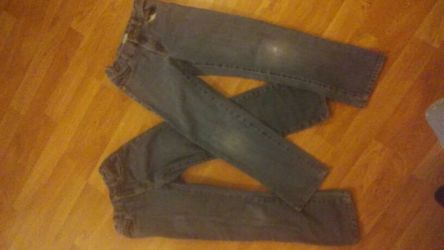 Boys size 8 straight slim jeans