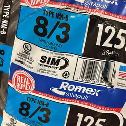 Romex 8/3 125ft