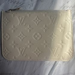 Authentic Louis Vuitton Crème Pouch 