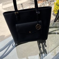 Black & gold Michael Kors bag 