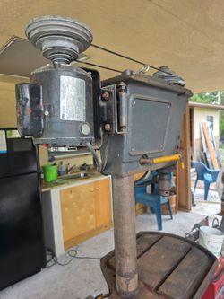 drill press, likely manufactured by King-Seeley or Atlas Press