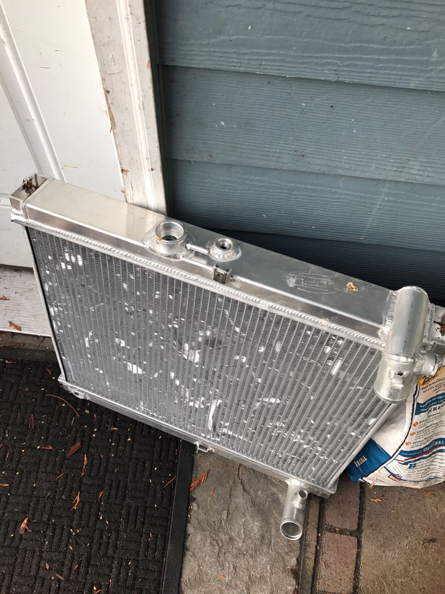RX7 FC Aluminum Radiator - little hole easily fixable, brand new. for ...