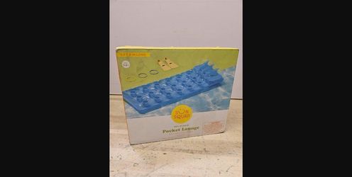 Sun Squad Inflatable Pocket Lounge 5'9" — New