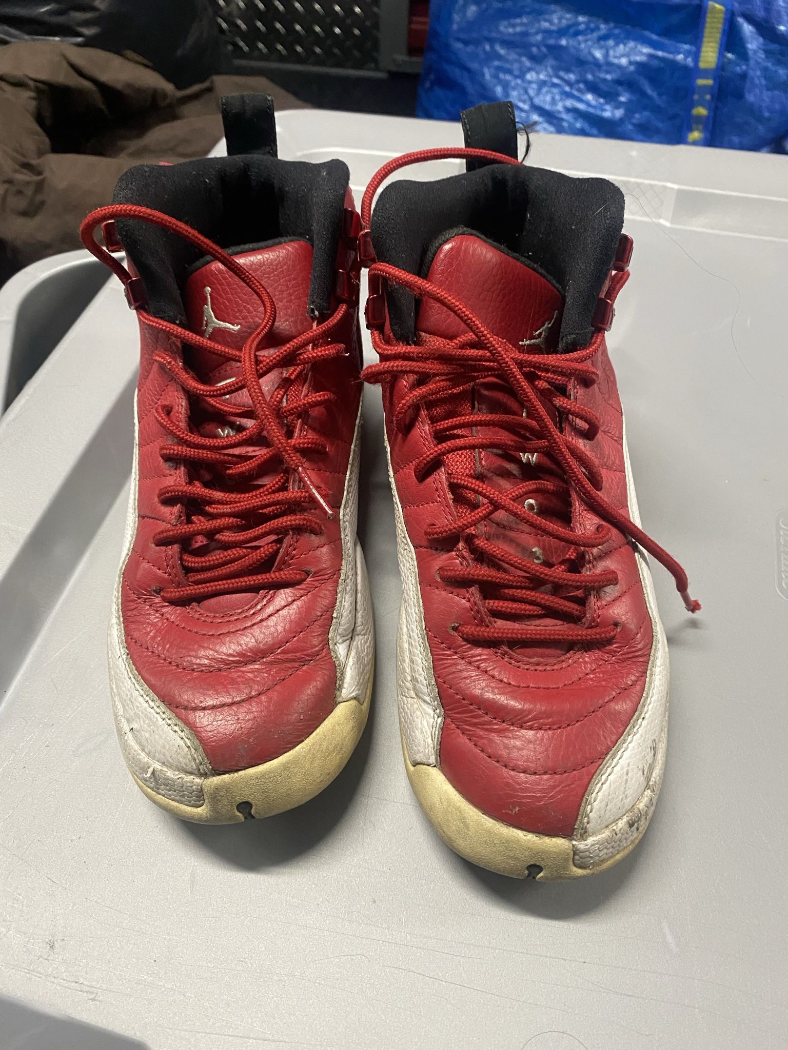 Nike Air Jordan 12 Retro GS 'Gym Red' Size 5Y White/Black 153265