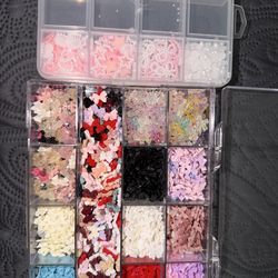 Nail Charms Multicolor 3D Bows for Nails