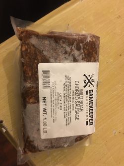 Wild boar chorizo sausage