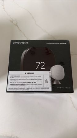 Ecobee Smart Thermostat Premium with SmartSensor