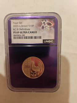 2023   G.Britain 10 pence silver coin