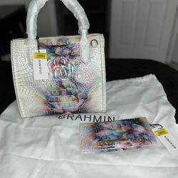 Brahmin White Prism Ombre 