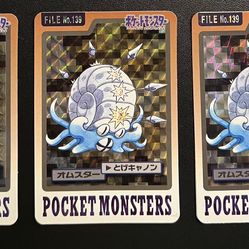 Pokemon Carddass and Battle Seal Sticker Cards