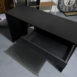 Small Black Desk 