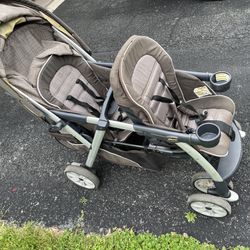 Double Chicco stroller
