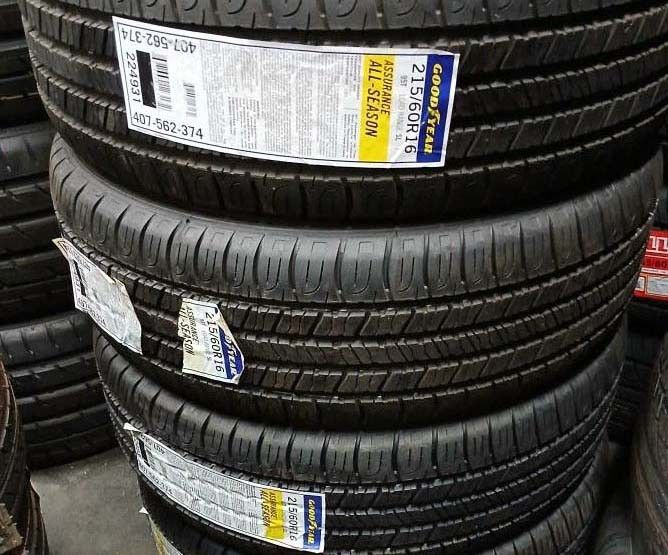 4 New Tires 215/60/16 Good Year Tires