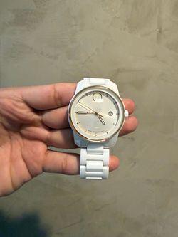 White Movado Bold watch