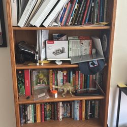 Wooden Bookshelf