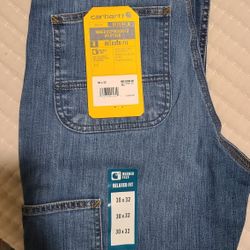 brand new mens carhartt work pants rugged flex relaxed utility jean size 30x32