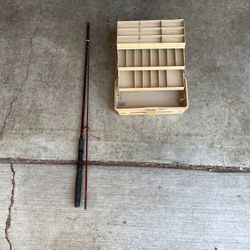 Fishing Rod And Tackle Box