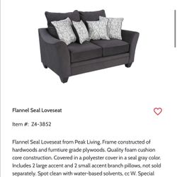 Loveseat, Oversized Chair & Ottoman