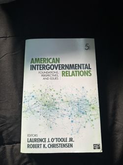 American Intergovernmental Relations: Foundations, Perspectives, and Issues Fifth Edition