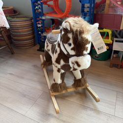 Kids Rocking Horse With Tags