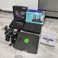 Video game consoles for parts or repair