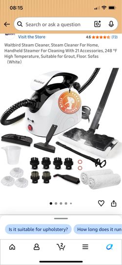WaitBird Steam Cleaner