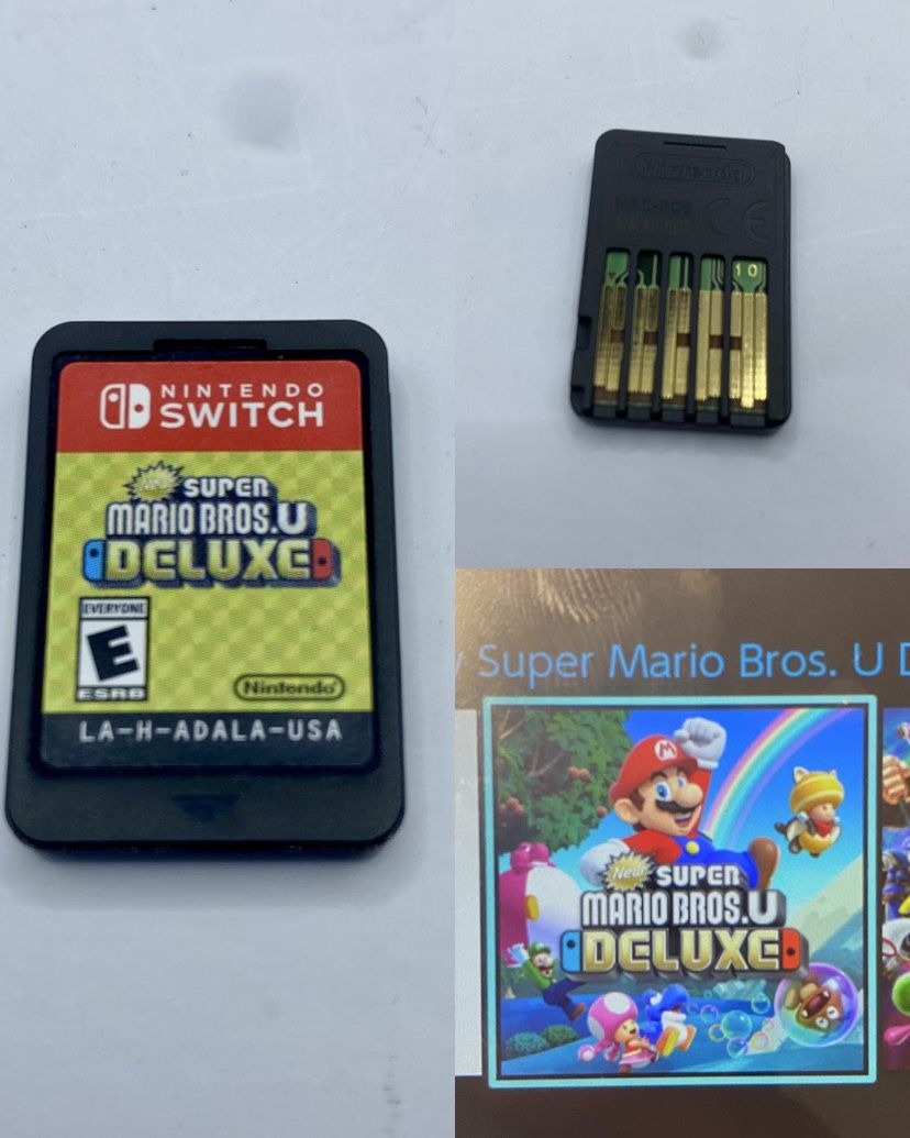 Super Mario Bros. U Deluxe (Nintendo Switch, 2019) Cartridge Only Tested Genuine