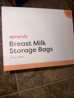 Sprucely Breast Milk Storage Bags 300 Count