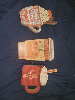 Wooden signs