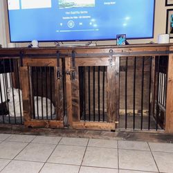 REAL REDWOOD DOG CRATE