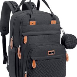 Diaper Bag Backpack - Baby Essentials Travel Tote - Multi Function Waterproof