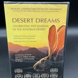 Desert Dreams Celebrating Five Seasons In The Sonoran Desert DVD Movie New 