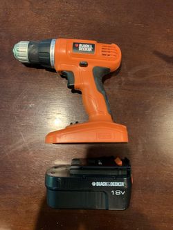 Cordless Black and Decker drill