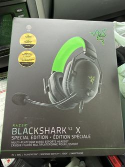 Razer BlackShark V2 X Wired Esports Headset for PC, USB, Black