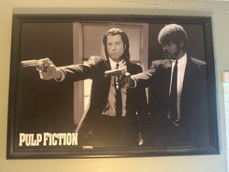 Pulp Fiction framed poster