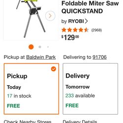 Miter saw stand