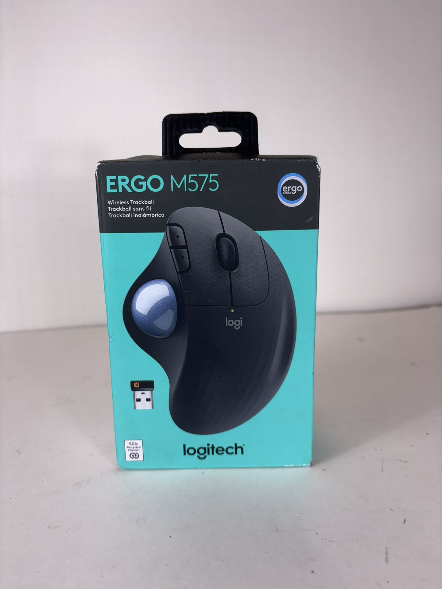 Logitech ERGO M575 BLACK Bluetooth Wireless Optical Trackball Mouse 