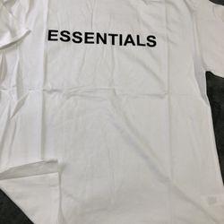 White essentials T-shirt, S, M, L, XL,