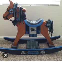 Carolina Panthers Rocking Horse