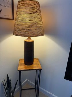 Living room lamp plus table
