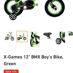 X Games 12” BMX Bike For Young Boy