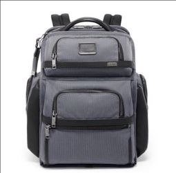 TUMI Alpha X Brief Pack Premium Meteor Grey Backpack 15" Laptop NEW WITH TAGS