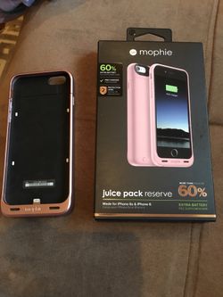 Mophie iPhone 6/6s juice pack reserve