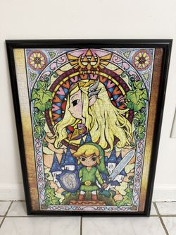 Legend Of Zelda Framed Puzzle 