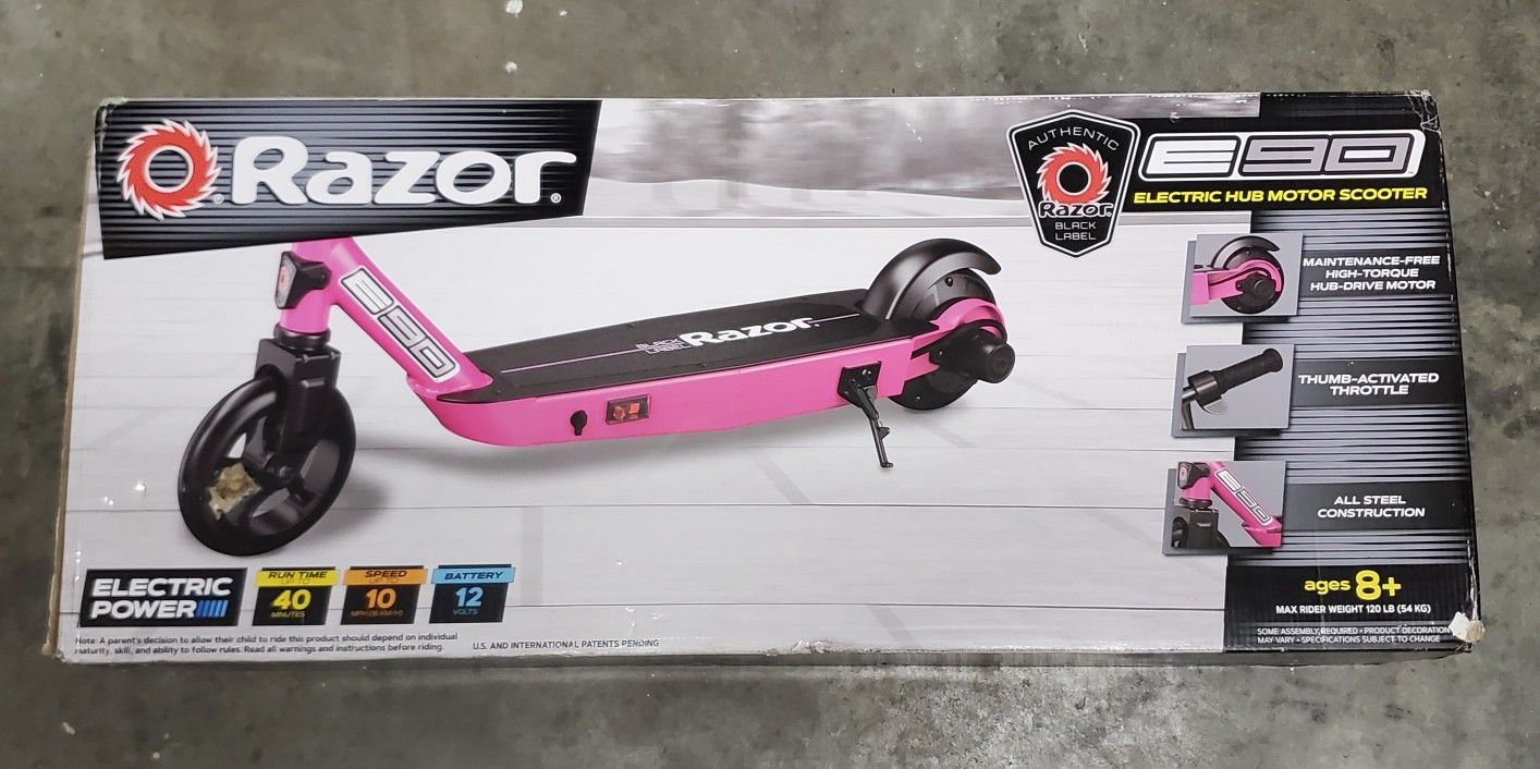 Razor Black Label E90 Pink Electric Scooter