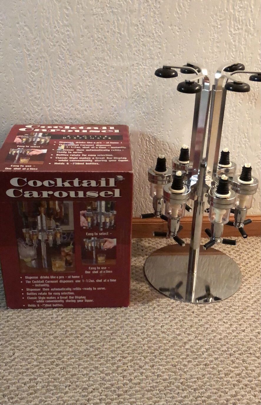 Cocktail Liquid Dispenser Carousel