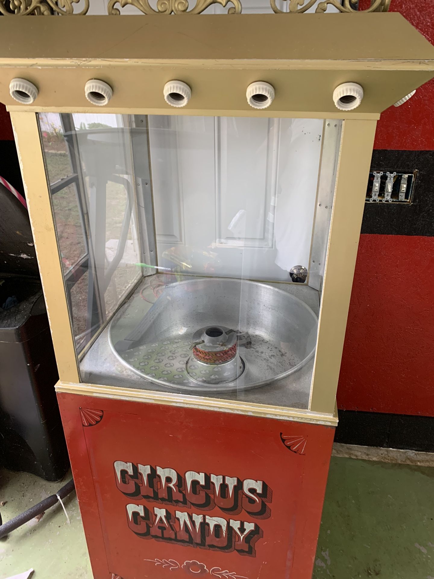 Antique Cotton Candy Machine