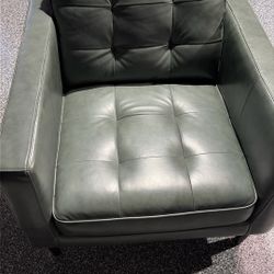 Leather Chair Light Green