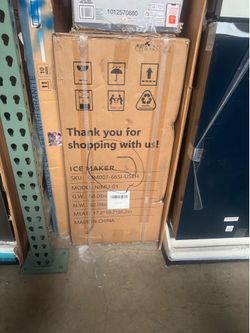 Box ice maker machine stainless steel
