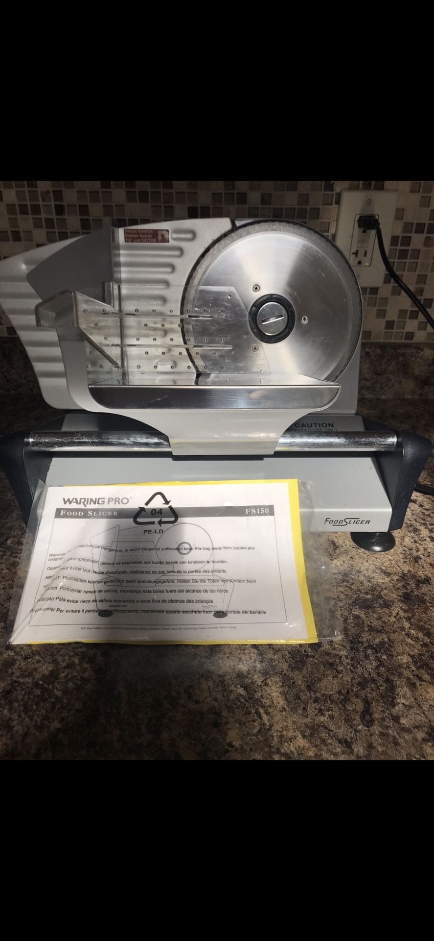Waring Pro Food Slicer